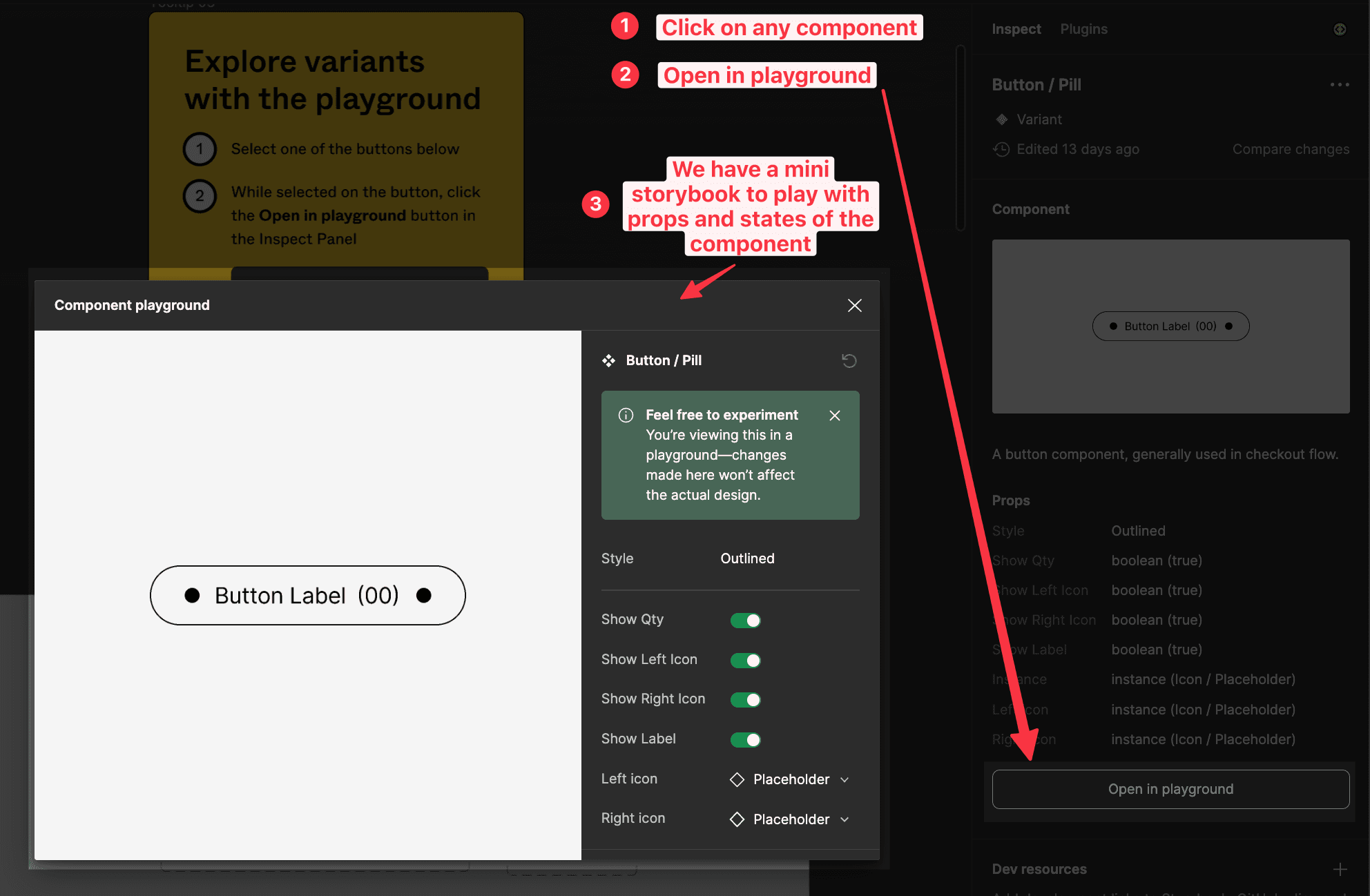 Figma Component Playground